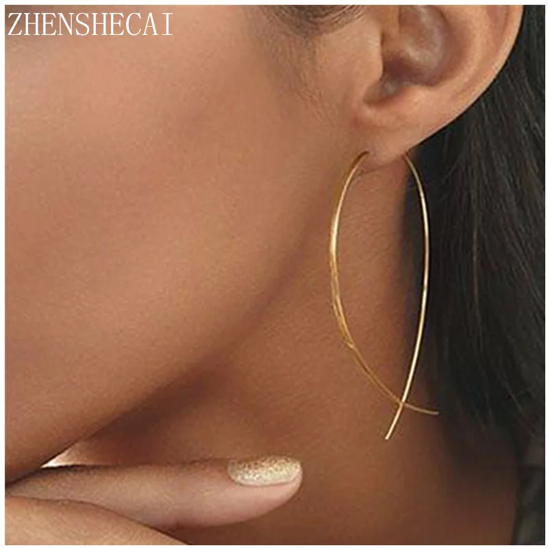NEW Fish Shaped Stud Simplicity Earrings Copper Wire Hand Made Earring for Women Earrings Female 2017 Geometric
NEW Fish Shaped Stud Simplicity Earrings Copper Wire Hand Made Earring for Women Earrings Female 2017 Geometric