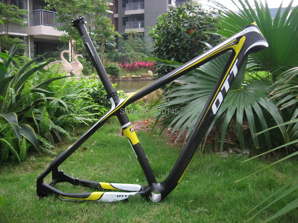 Special Arrival ! Free Shipping !! 27.5er Carbon Mountain Bike Frame+rigid fork Black/White/Yellow E-thru 142
Special Arrival ! Free Shipping !! 27.5er Carbon Mountain Bike Frame+rigid fork Black/White/Yellow E-thru 142