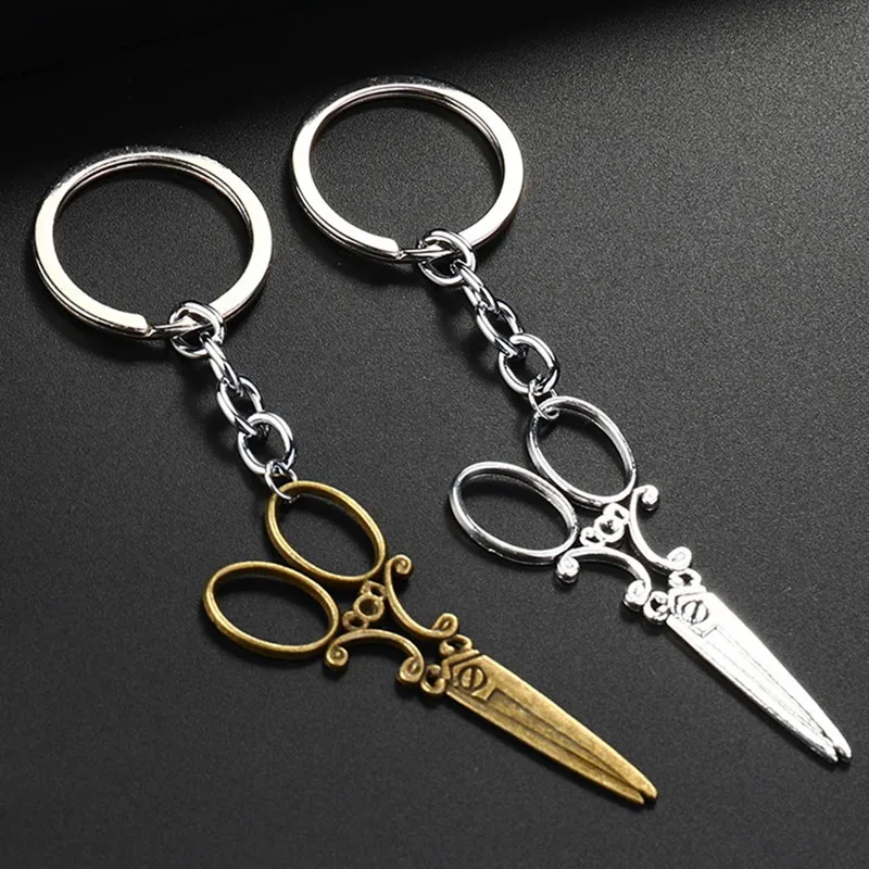 New Hot Fashion Charm Sewing Scissors Keychain Barber Charm Keychain With Accessories Waist Pendant Holder Souvenir For Gift
New Hot Fashion Charm Sewing Scissors Keychain Barber Charm Keychain With Accessories Waist Pendant Holder Souvenir For Gift