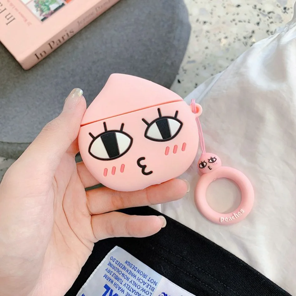 Cute Lovely Cartoon Headphones Cover For Airpods 2 Case 3D Silicone Earphone Case For Apple Air pods 1 Case For Earpods Key Ring
Cute Lovely Cartoon Headphones Cover For Airpods 2 Case 3D Silicone Earphone Case For Apple Air pods 1 Case For Earpods Key Ring