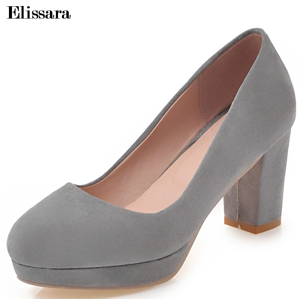 Women Shoes Square High Heels Pumps Woman Concise Flock Round Toe Slip on Shallow bridal Shoes Plus Size 33-43 Elissara
Women Shoes Square High Heels Pumps Woman Concise Flock Round Toe Slip on Shallow bridal Shoes Plus Size 33-43 Elissara