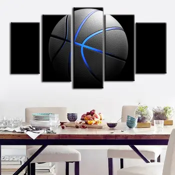 5 Piece Canvas Print Wall Art Blue Light Basketball For Living Room Modern Sports Home Boys Living Room Bed Room Decor Drop ship
5 Piece Canvas Print Wall Art Blue Light Basketball For Living Room Modern Sports Home Boys Living Room Bed Room Decor Drop ship