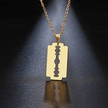 DOTIFI Stainless Steel Necklace For Women Lover's Gold And Silver Color Shaver Shape Pendant Necklace Engagement Jewelry
DOTIFI Stainless Steel Necklace For Women Lover's Gold And Silver Color Shaver Shape Pendant Necklace Engagement Jewelry