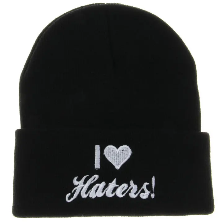 Europe and The United States Fall and Winter Men and Women's Hip-Hop I Love Hateis Embroidery Knitted Wool Beanies Hat RX074
Europe and The United States Fall and Winter Men and Women's Hip-Hop I Love Hateis Embroidery Knitted Wool Beanies Hat RX074