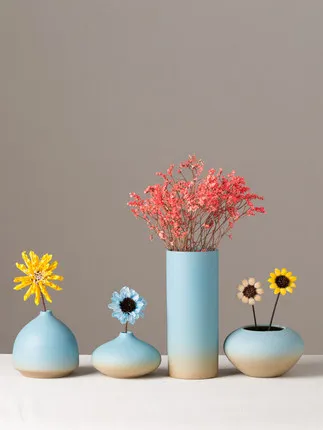 Ceramic Dried Flower Vase Flower Arrangement Nordic Style Decoration Porch Home Decoration Living Room TV Cabinet Small Fresh
Ceramic Dried Flower Vase Flower Arrangement Nordic Style Decoration Porch Home Decoration Living Room TV Cabinet Small Fresh