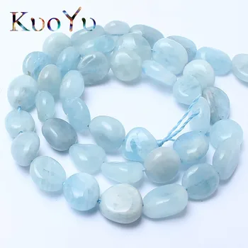 Natural Irregular Genuine Blue Aquamarina Stone Loose Beads For Jewelry Making DIY Bracelets Necklace 15"inches 8-10mm
Natural Irregular Genuine Blue Aquamarina Stone Loose Beads For Jewelry Making DIY Bracelets Necklace 15"inches 8-10mm
