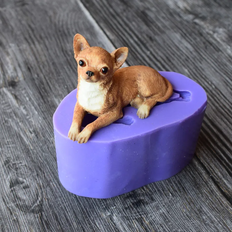 Chihuahua Fondant Silicone Molds For Cake Decorating Puppy Pet Dog Baking Chocolate Biscuits Tools SQ18108 
Chihuahua Fondant Silicone Molds For Cake Decorating Puppy Pet Dog Baking Chocolate Biscuits Tools SQ18108