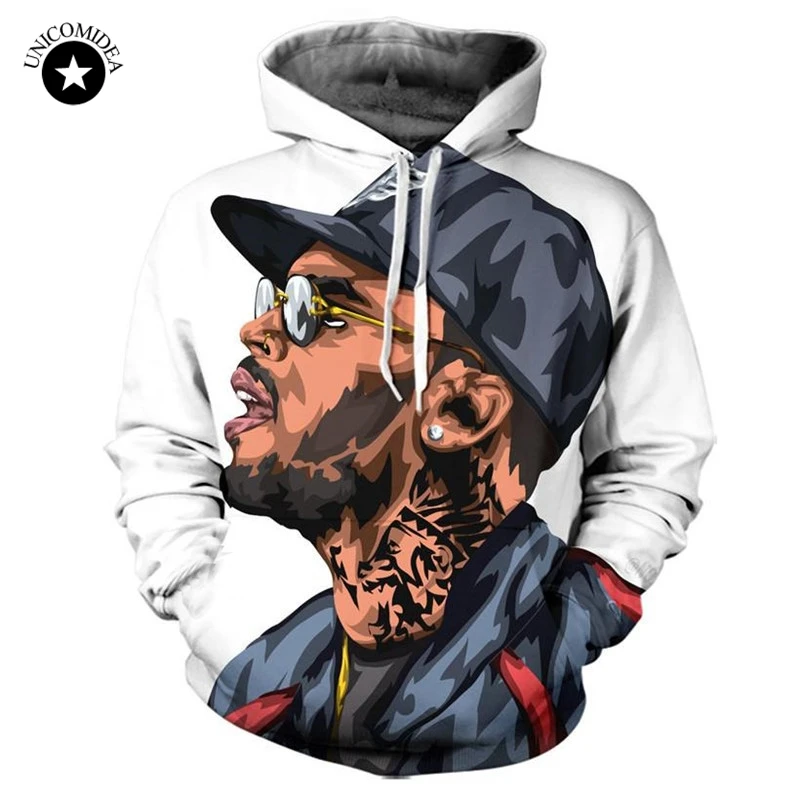 Unicomidea Men's Hoodie Chris Brown 3D Hip Hop Sweat Shirt Hooded Pullovers Plus Size
Unicomidea Men's Hoodie Chris Brown 3D Hip Hop Sweat Shirt Hooded Pullovers Plus Size