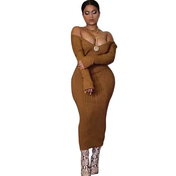 MAXIORILL Womens Sexy long-sleeved dress Платье с длинным рукавом Bodycon sexy Ladie Solid color long Dress free shipping #3
MAXIORILL Womens Sexy long-sleeved dress Платье с длинным рукавом Bodycon sexy Ladie Solid color long Dress free shipping #3