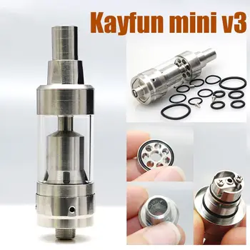 Kayfun mini v3 e cigarette Rebuildable RAT Atomizer subtank for mechanical mod Atomizer 3ML 510 Stainless steel
Kayfun mini v3 e cigarette Rebuildable RAT Atomizer subtank for mechanical mod Atomizer 3ML 510 Stainless steel