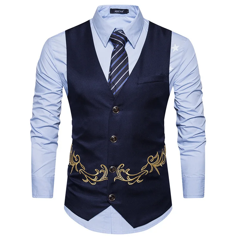 XMY3DWX 2019 Suit Vest Men Hot Sale Top Design Formal Dress Vest Brand Clothing Quality Fitness Sleeveless Jacket Waistcoat Men
XMY3DWX 2019 Suit Vest Men Hot Sale Top Design Formal Dress Vest Brand Clothing Quality Fitness Sleeveless Jacket Waistcoat Men