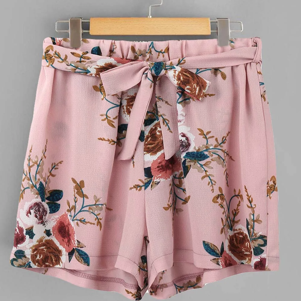 Women Print Casual Belt Loose Hot Lady Summer Shorts Trousers Summer Shorts Floral Shorts Casual spodenki damskie
Women Print Casual Belt Loose Hot Lady Summer Shorts Trousers Summer Shorts Floral Shorts Casual spodenki damskie