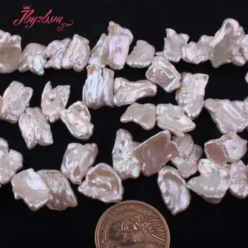 10x14-15x20mm Natural Freshwater Pearl White Freeform Stone Beads 14.5" For DIY Necklace Bracelets Jewelry Making,Free Shipping
10x14-15x20mm Natural Freshwater Pearl White Freeform Stone Beads 14.5" For DIY Necklace Bracelets Jewelry Making,Free Shipping