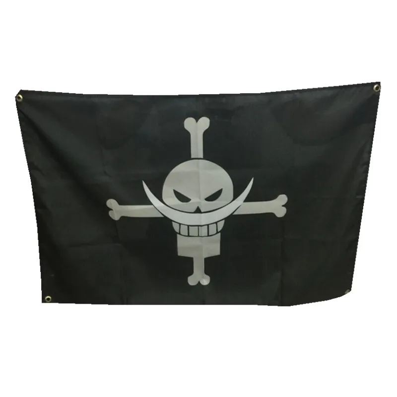 

60cmx90cm High Quality One Piece Edward Newgate Flag Jolly Roger Pirate Flag Home Decor Polyester Banner 2x3 FT