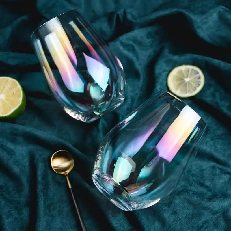 500ml Rainbow Crystal Rainbow Goblet Fading Colorful Coffee Glass Cocktail Cup Coffee Wedding Tableware Supply Bar Drinkware
500ml Rainbow Crystal Rainbow Goblet Fading Colorful Coffee Glass Cocktail Cup Coffee Wedding Tableware Supply Bar Drinkware
