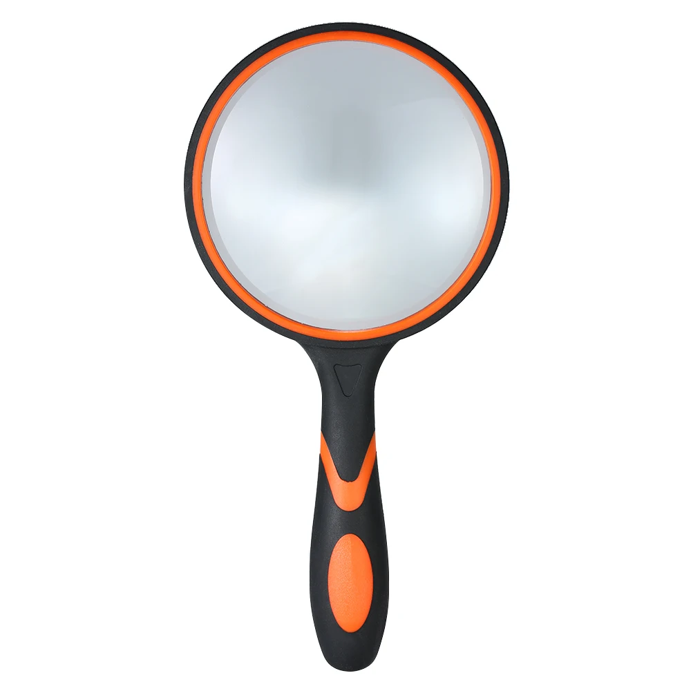 Portable Magnifying Glass Tool 3X Reading Magnifier Handheld Glass Loupe 100mm Magnifying Lens with Non-slip Soft Handle Lupa
Portable Magnifying Glass Tool 3X Reading Magnifier Handheld Glass Loupe 100mm Magnifying Lens with Non-slip Soft Handle Lupa