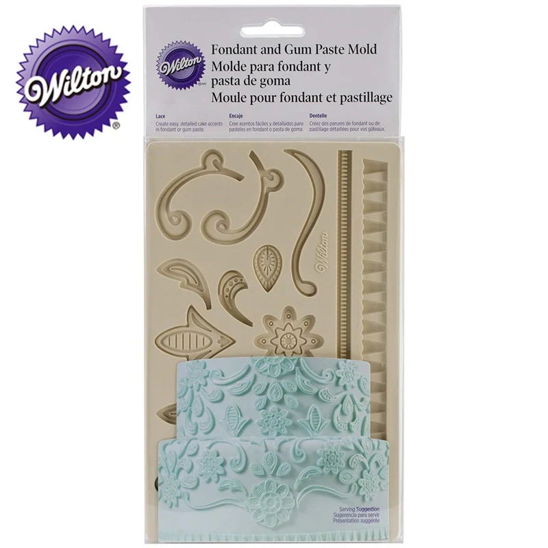 Wilton Fondant and Gum Paste Silicone Mold Cake Decorating Supplies Cake Border Decorations Wedding Cake Birthday Cake Lace
Wilton Fondant and Gum Paste Silicone Mold Cake Decorating Supplies Cake Border Decorations Wedding Cake Birthday Cake Lace