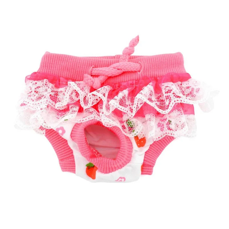 Pet Lace Side Princess Strawberry Yellow Duck Pattern Physiological Pants Washable Breathable Underwear Small Pet Dogs Supplies
Pet Lace Side Princess Strawberry Yellow Duck Pattern Physiological Pants Washable Breathable Underwear Small Pet Dogs Supplies