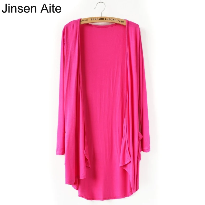 Jinsen Aite Plus Size 5XL Spring and Summer Modal Cardigan for Women Solid Large Size Sunscreen Long Coat Outwear Shirts JS329
Jinsen Aite Plus Size 5XL Spring and Summer Modal Cardigan for Women Solid Large Size Sunscreen Long Coat Outwear Shirts JS329