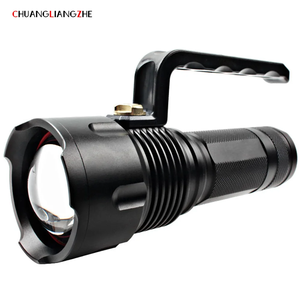 CHUANGLIANGZHE Led outdoor Portable Searchlight Camping Light Charging Zoom Long Shot Waterproof Hunting Lighting Flashlight
CHUANGLIANGZHE Led outdoor Portable Searchlight Camping Light Charging Zoom Long Shot Waterproof Hunting Lighting Flashlight