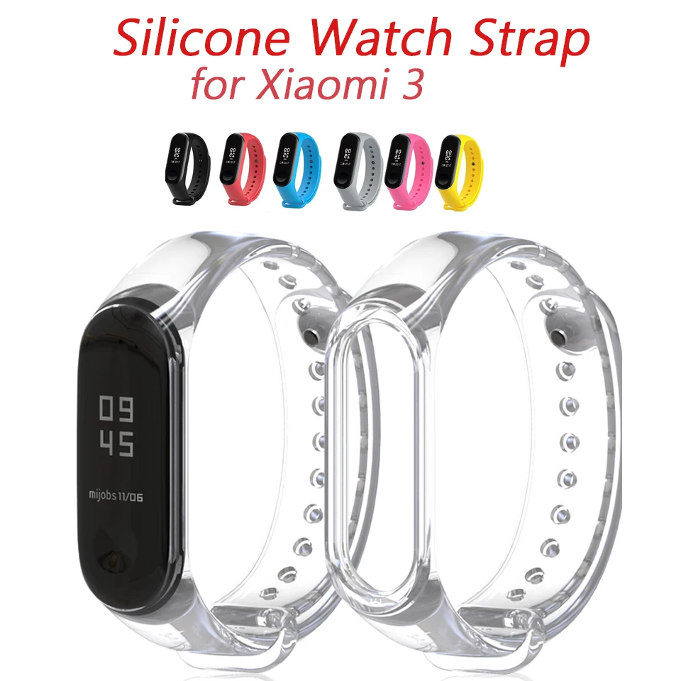 Sport Soft Silicone Watchband for mi band 3 Sport Strap Watch Band Silicone For mi3 watch band accessories Watchbands
Sport Soft Silicone Watchband for mi band 3 Sport Strap Watch Band Silicone For mi3 watch band accessories Watchbands