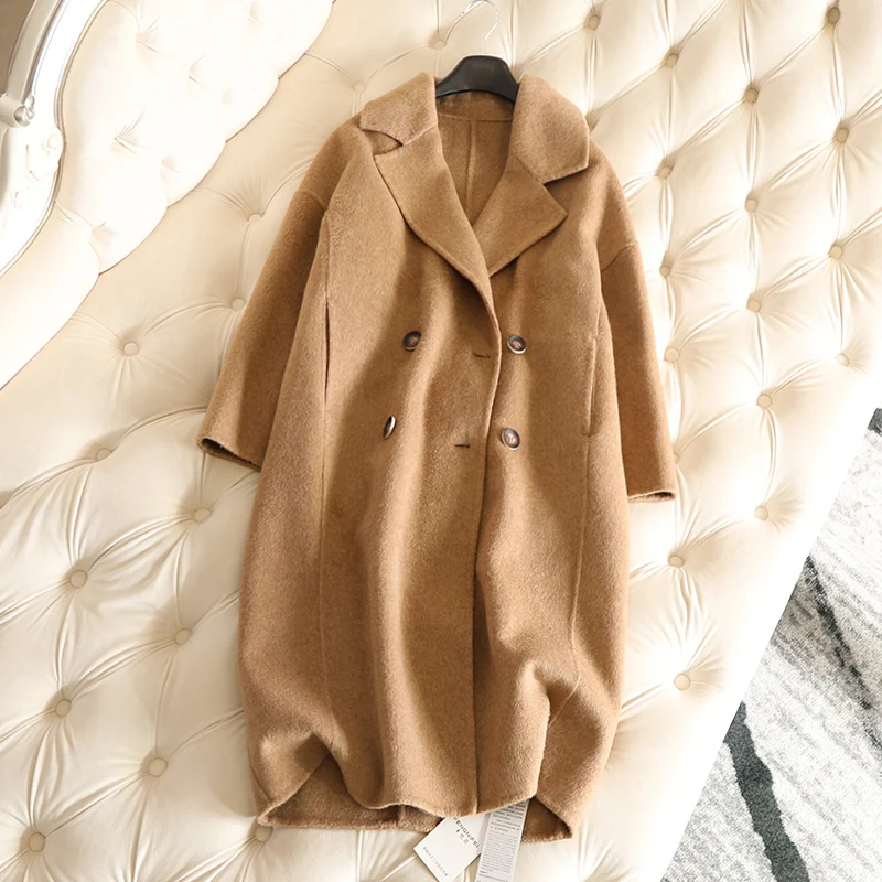 Cheapest Last Few Pcs 100% Wool Good Quality Wool Coats Lady New Belt Plaid Overcoat Long For Women Double Breasted Back Belt
Cheapest Last Few Pcs 100% Wool Good Quality Wool Coats Lady New Belt Plaid Overcoat Long For Women Double Breasted Back Belt