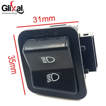 Glixal Scooter 4-Pin Headlight Dimmer Switch Button for GY6 49cc 50cc 125cc 150cc Chinese Moped Scooter (2 pcs)
Glixal Scooter 4-Pin Headlight Dimmer Switch Button for GY6 49cc 50cc 125cc 150cc Chinese Moped Scooter (2 pcs)