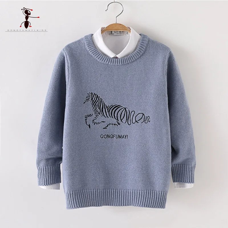 Kung Fu Ant 2018 New Arrival Autumner Embroidery Boys Sweaterss for Boys O-neck Knitted Lovely Kids Infantil 5 colors Clothes
Kung Fu Ant 2018 New Arrival Autumner Embroidery Boys Sweaterss for Boys O-neck Knitted Lovely Kids Infantil 5 colors Clothes