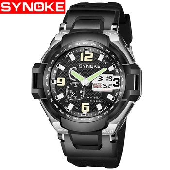 SYNOKE Luxury Brand Men Sports Watches Digital LED Military Watch Waterproof Outdoor Casual Wristwatches Relogio Masculino clock
SYNOKE Luxury Brand Men Sports Watches Digital LED Military Watch Waterproof Outdoor Casual Wristwatches Relogio Masculino clock