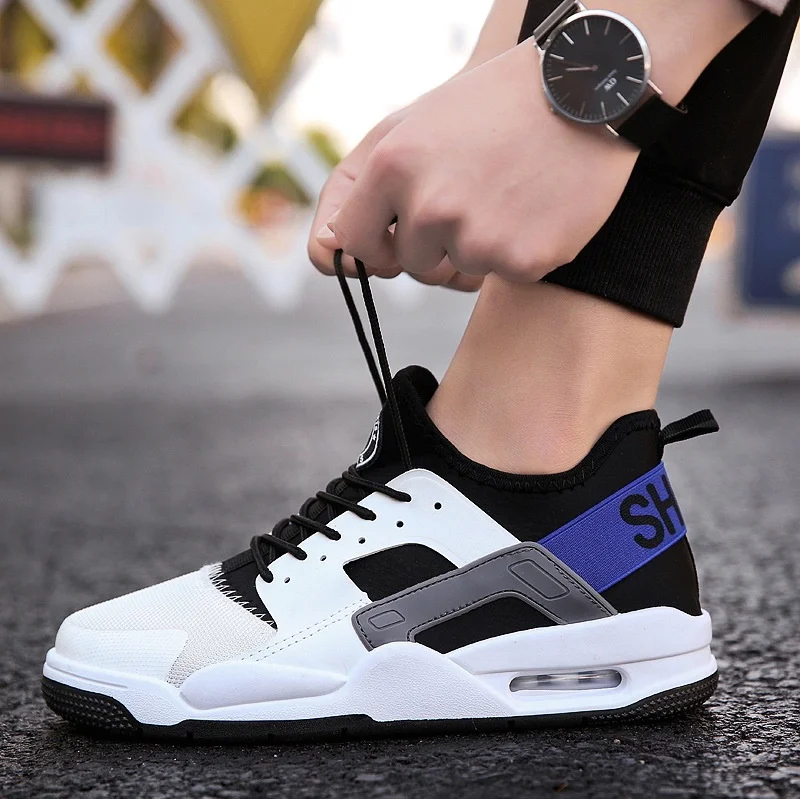 New Arrival men casual Shoes Breathable Lace-up Male Patchwork Sneaker air cushion Design chaussure homme black white gray
New Arrival men casual Shoes Breathable Lace-up Male Patchwork Sneaker air cushion Design chaussure homme black white gray
