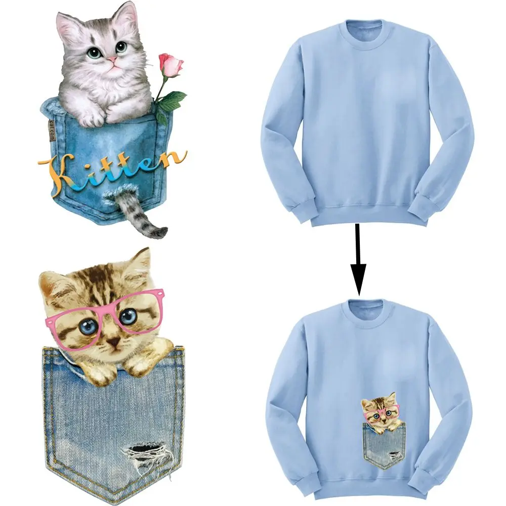 2Pcs/Lot Cute Cat Shape Patch Washable Heat Transfer Sticker A-level Washable Iron On Appliques T-shirt Dresses Decoration
2Pcs/Lot Cute Cat Shape Patch Washable Heat Transfer Sticker A-level Washable Iron On Appliques T-shirt Dresses Decoration