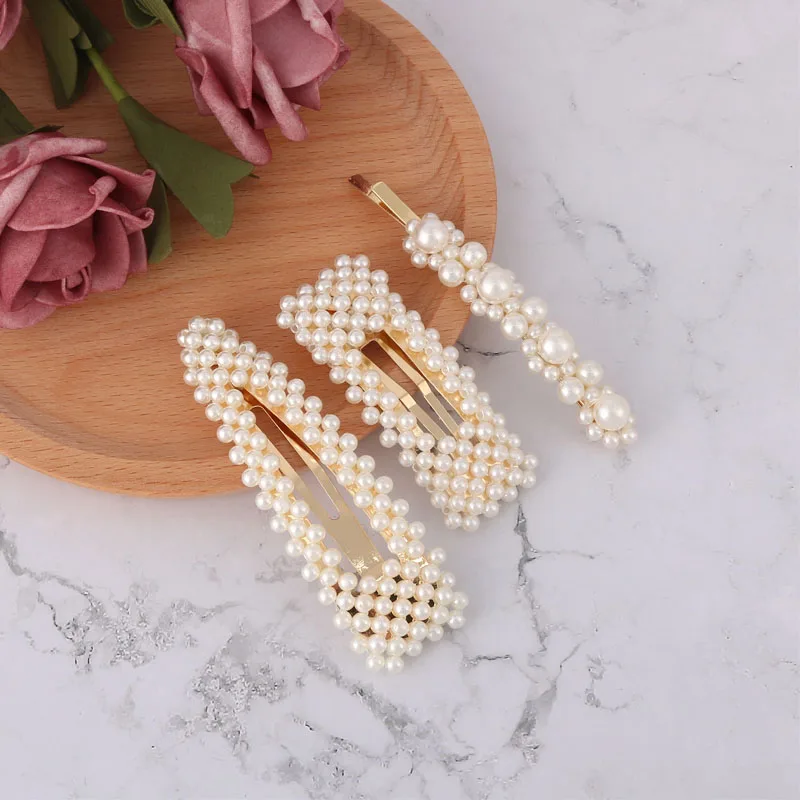 LEADERBEADS 2019Korean Design Imitation Pearl Snap Hair Barrette Stick Women's Gold Minimalist Hairpins Hair Styling Accessories
LEADERBEADS 2019Korean Design Imitation Pearl Snap Hair Barrette Stick Women's Gold Minimalist Hairpins Hair Styling Accessories