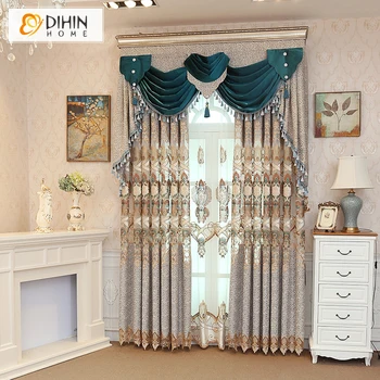 New Arrival Luxury Valance Embroidered Blackout Curtains Customized Window Curtain 1 Panel
New Arrival Luxury Valance Embroidered Blackout Curtains Customized Window Curtain 1 Panel