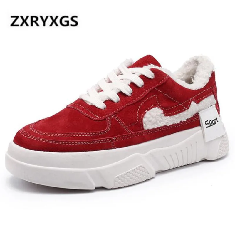 New Fashion Matte Genuine Leather Platform Shoes Woman 2018 New Winter Shoes Fashion Casual Shoes Comfort Warm Wool Women Shoes
New Fashion Matte Genuine Leather Platform Shoes Woman 2018 New Winter Shoes Fashion Casual Shoes Comfort Warm Wool Women Shoes