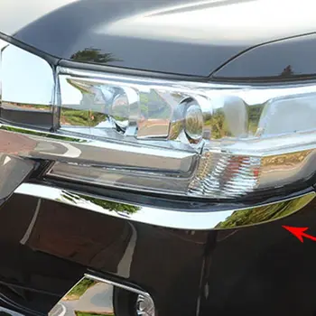 Fit For Toyota Land Cruiser FJ200 2016 2017 ABS Chrome ABS Chrome Front Headlight lamp Eyelid Eyebrows Cover Trim Decoration
Fit For Toyota Land Cruiser FJ200 2016 2017 ABS Chrome ABS Chrome Front Headlight lamp Eyelid Eyebrows Cover Trim Decoration