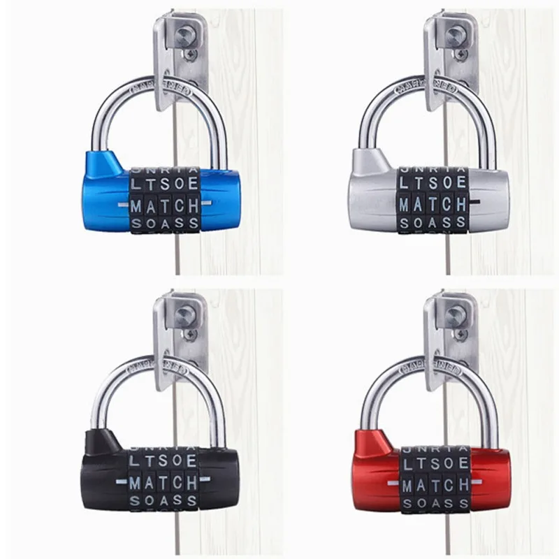 5 Letter Code Lock Combination Lock Sturdy Security Padlock Blue Silver Black Suitcase Bicycle Locks Password Gym Locker
5 Letter Code Lock Combination Lock Sturdy Security Padlock Blue Silver Black Suitcase Bicycle Locks Password Gym Locker
