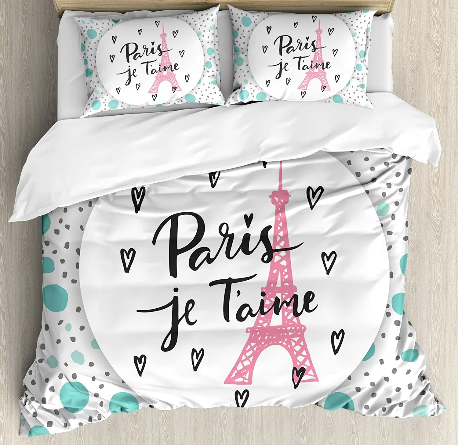 Paris City Decor Duvet Cover Set Paris I Love You Lettering Fashion Modern Background Europe Architecture 4 Piece Bedding Set
Paris City Decor Duvet Cover Set Paris I Love You Lettering Fashion Modern Background Europe Architecture 4 Piece Bedding Set
