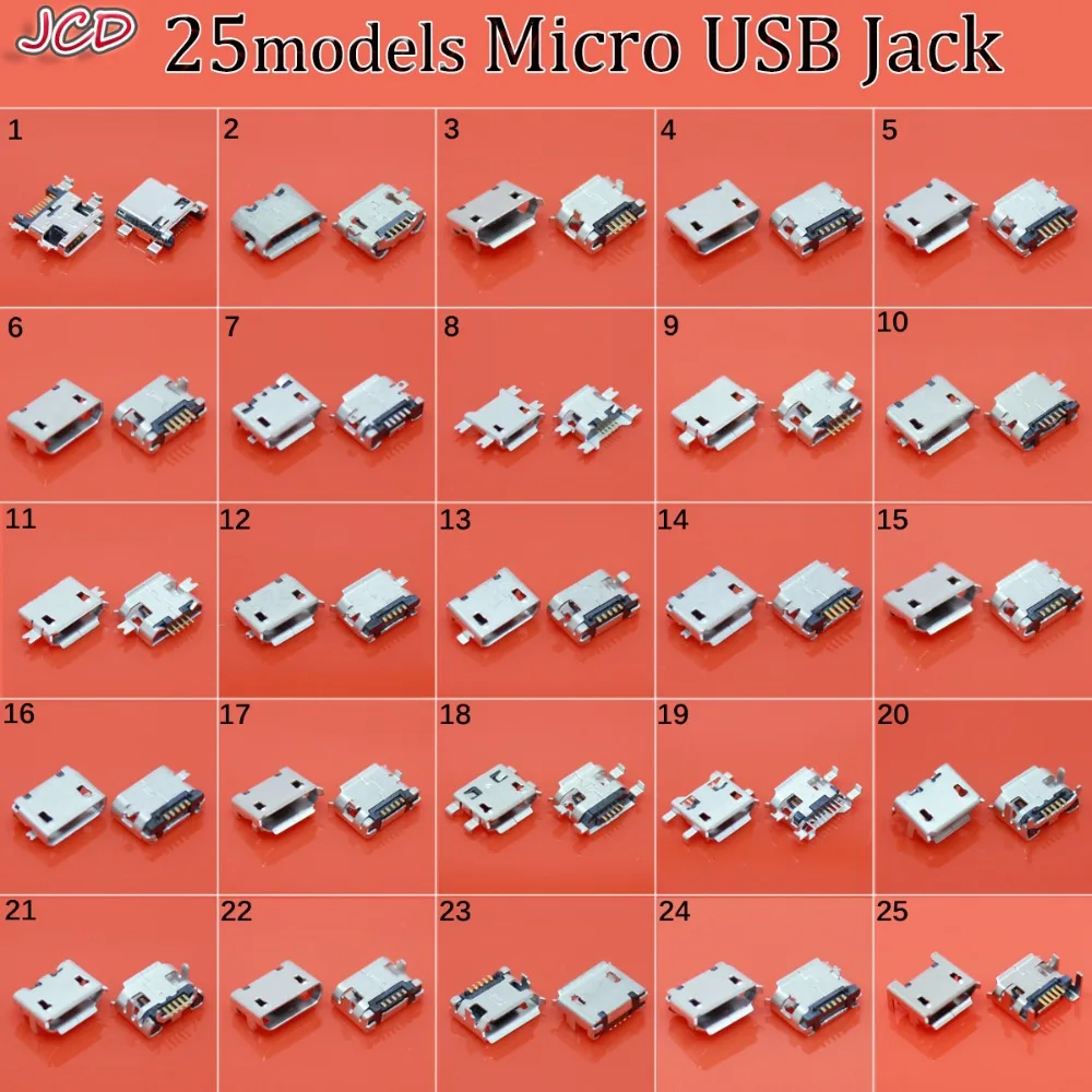 JCD Micro USB B Type Female Socket Connector Micro USB Jack Connector 5 pin Charging Socket 7Pin 11p Micro USB jack for samsung
JCD Micro USB B Type Female Socket Connector Micro USB Jack Connector 5 pin Charging Socket 7Pin 11p Micro USB jack for samsung
