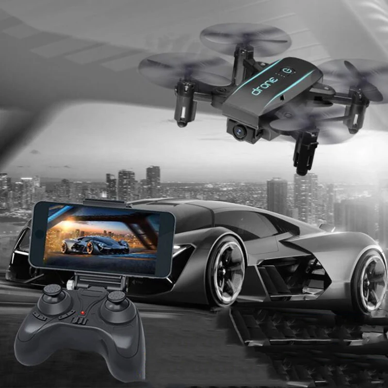 New 0.3MP 720P Mini RC Drone with Camera Wifi FPV Foldable Altitude Hold Quadcopter Remote Control Helicopter
New 0.3MP 720P Mini RC Drone with Camera Wifi FPV Foldable Altitude Hold Quadcopter Remote Control Helicopter