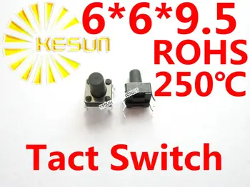 1000PCS DIP 6X6X9.5MM Tactile Tact Push Button Micro Switch Momentary ROHS Replace SKHHAPA010
1000PCS DIP 6X6X9.5MM Tactile Tact Push Button Micro Switch Momentary ROHS Replace SKHHAPA010