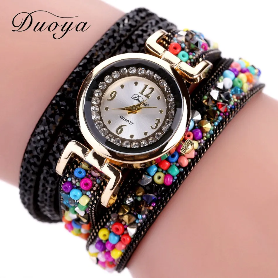 Duoya Luxury Rhinestone Watch Women Fashion Casual Fabric Strap Gold Dress Quartz Vintage Ladies Bracelet Wrist Watch Clock New
Duoya Luxury Rhinestone Watch Women Fashion Casual Fabric Strap Gold Dress Quartz Vintage Ladies Bracelet Wrist Watch Clock New