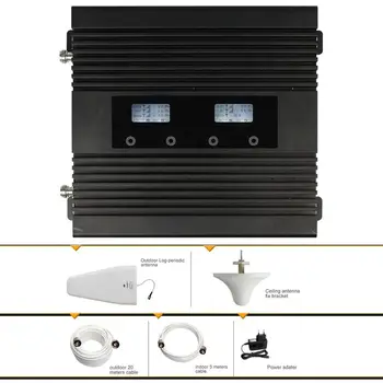 Dual Band GSM WCDMA 900/2100MHz Mobile Signal Booster Phone Signal Amplifier for Asia,EU,Afica users
Dual Band GSM WCDMA 900/2100MHz Mobile Signal Booster Phone Signal Amplifier for Asia,EU,Afica users