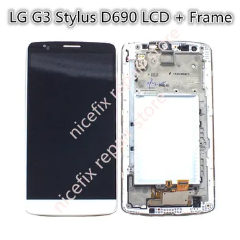 LCD Display For LG G3 Stylus D690 LCD With Touch Screen Digitizer Panel Assembly With Frame Replacement For LG D690
LCD Display For LG G3 Stylus D690 LCD With Touch Screen Digitizer Panel Assembly With Frame Replacement For LG D690