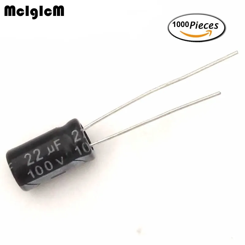 MCIGICM 1000pcs 226 22uF 16V 25V 35V 50V 63V 100V Aluminum electrolytic capacitor 4*5 4*7 5*7 6*7 5*11 6*11 6.3*11 MM 22uF
MCIGICM 1000pcs 226 22uF 16V 25V 35V 50V 63V 100V Aluminum electrolytic capacitor 4*5 4*7 5*7 6*7 5*11 6*11 6.3*11 MM 22uF