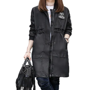 New 2017 Casual Trench Coat Mujer Women Long Sleeve Medium Long Spring Autumn Army Green Harajuku Windbreaker Casaco Feminina
New 2017 Casual Trench Coat Mujer Women Long Sleeve Medium Long Spring Autumn Army Green Harajuku Windbreaker Casaco Feminina