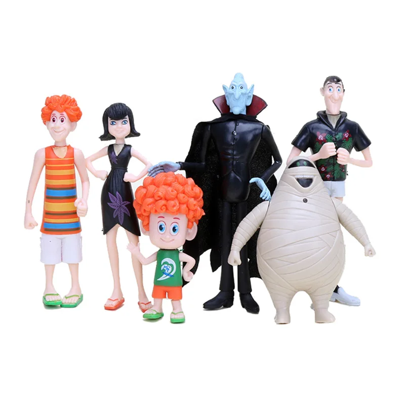 6pcs/set 7-14CM PVC Hotel Transylvania 3 Action Figure Dracula Johnny Dennis Mavis Frank Toys
6pcs/set 7-14CM PVC Hotel Transylvania 3 Action Figure Dracula Johnny Dennis Mavis Frank Toys