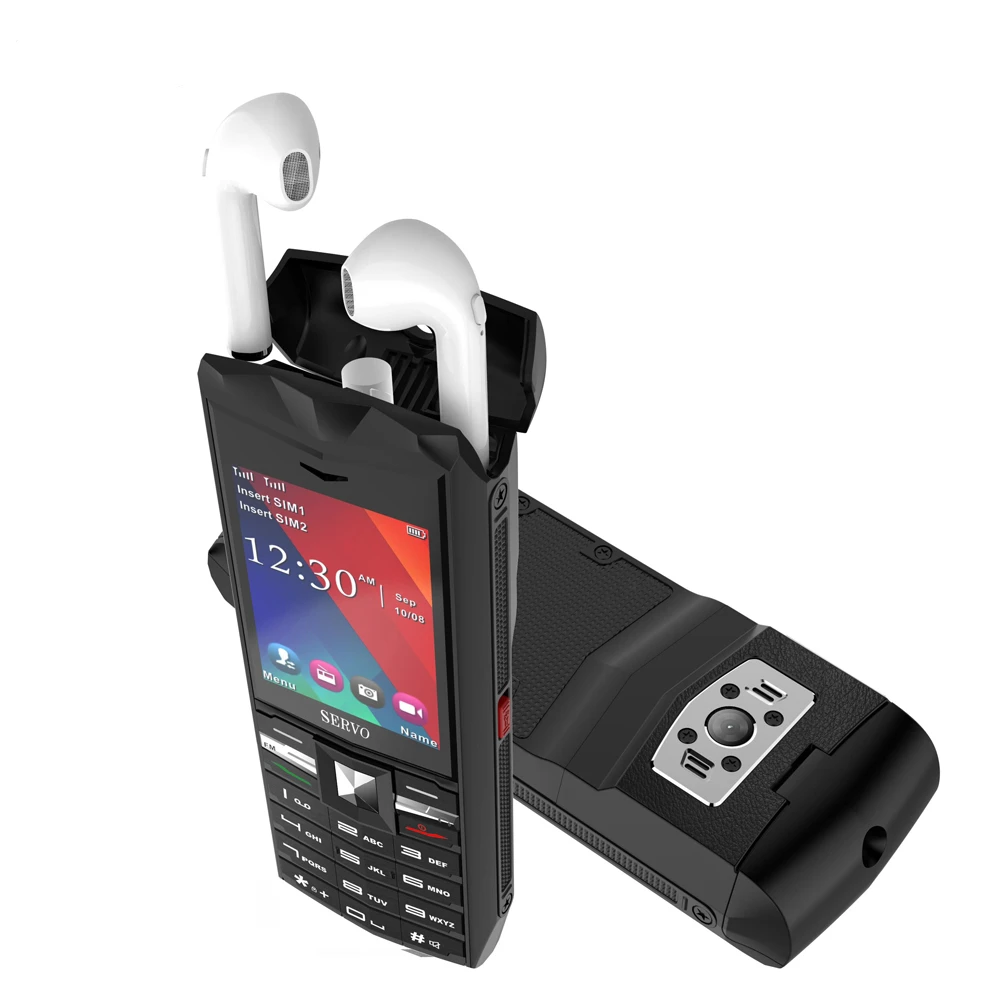 SERVO R26 3000mAh Big Battery Power Bank MINI Mobile Phone FM Radio Dual Sim GSM Telephone TWS Bluetooth headset Torch Cellphone
SERVO R26 3000mAh Big Battery Power Bank MINI Mobile Phone FM Radio Dual Sim GSM Telephone TWS Bluetooth headset Torch Cellphone