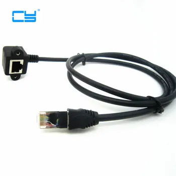RJ45 Male to Female 90 Right angle bend Up Downed Panel Mount Ethernet LAN Extension Extender Cable Cord 1m/3FT 1.5m/5FT
RJ45 Male to Female 90 Right angle bend Up Downed Panel Mount Ethernet LAN Extension Extender Cable Cord 1m/3FT 1.5m/5FT