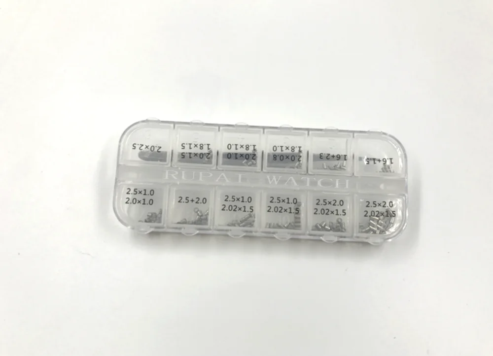 Stainless Steel Mixed Sizes Watch Case Tubes Pipes for Waterproof Crown Assortment 480pc
Stainless Steel Mixed Sizes Watch Case Tubes Pipes for Waterproof Crown Assortment 480pc