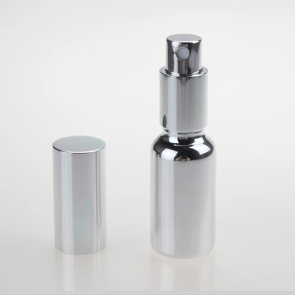 High grade luxury 30ml empty glass spray paint golden and silver with mini spray pump cap
High grade luxury 30ml empty glass spray paint golden and silver with mini spray pump cap